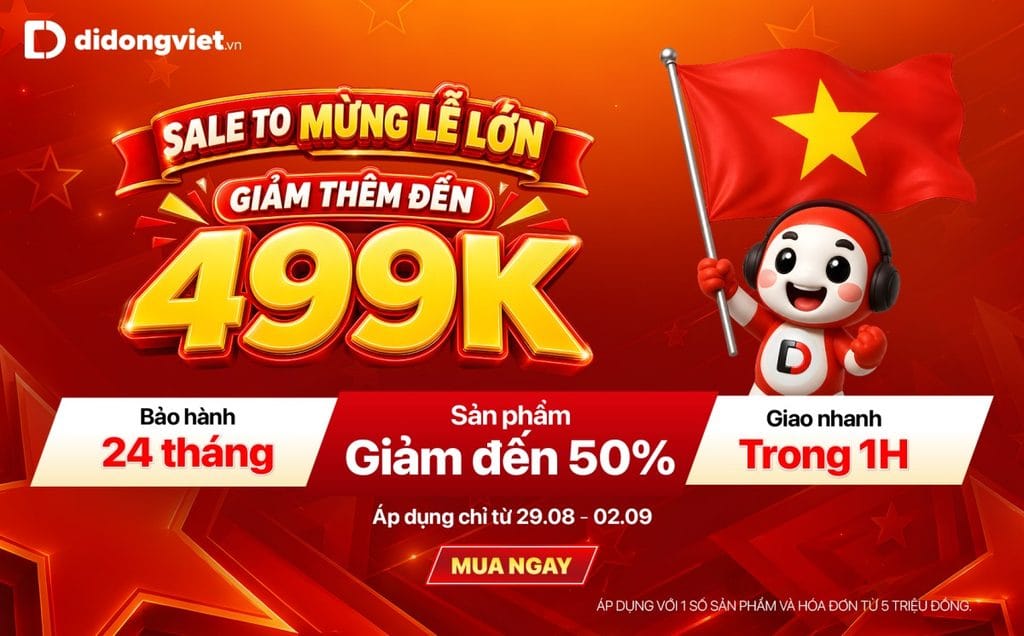 Di Động Việt sale to mừng lễ lớn